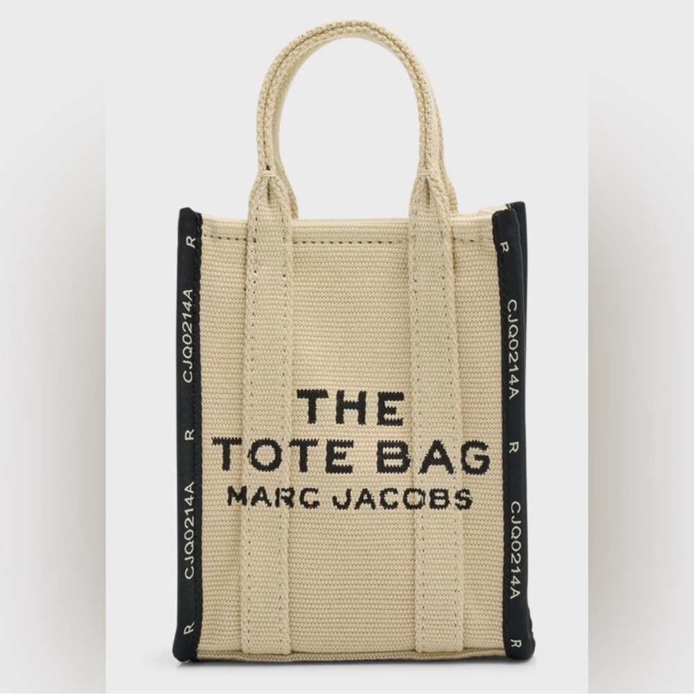 Marc Jacobs Beige and Black Tote Bag